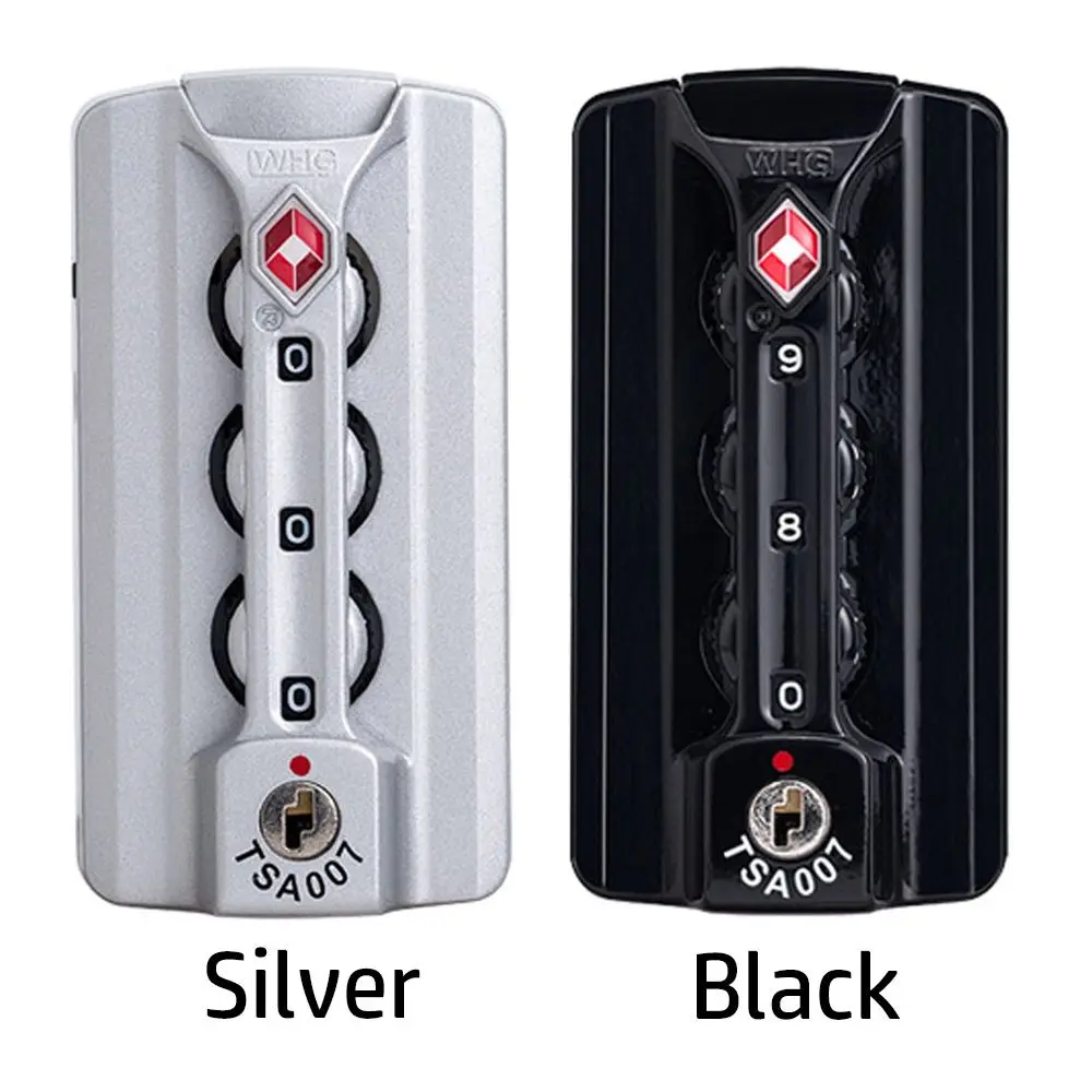 Portable Hardware Luggage Protection Security 3 Digit Combination Lock Anti-theft TSA Customs Lock Safely Code Lock images - 6