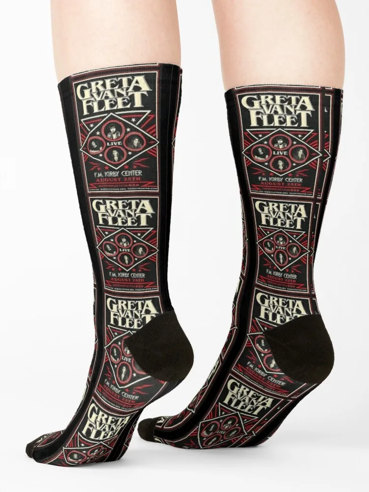 Фото Gretas_Rock_Fans_Vans_Outfits Подарок для мужчин и женщин, Подарок для фанатов, Рождественские носки, велосипедные носки в стиле хип-хоп для женщин и мужчин №4