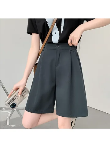 Разборчивые летние шорты женские повседневные свободные брюки до колена с эластичной резинкой на талии женские