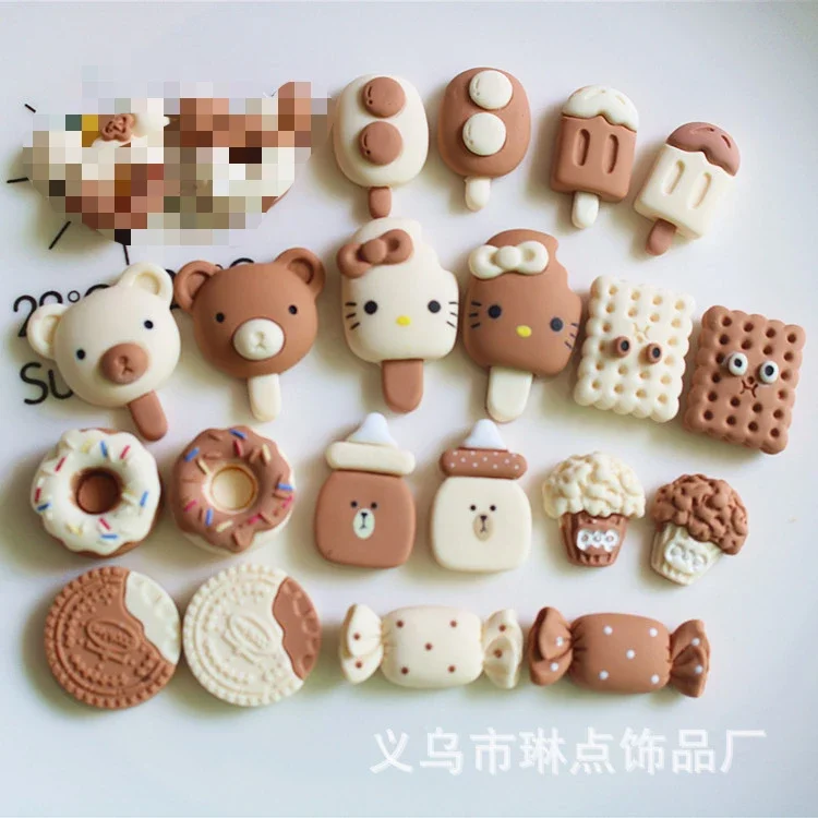 5 шт. miniso series kitty мороженое Бисквитное мультяшное зеленое