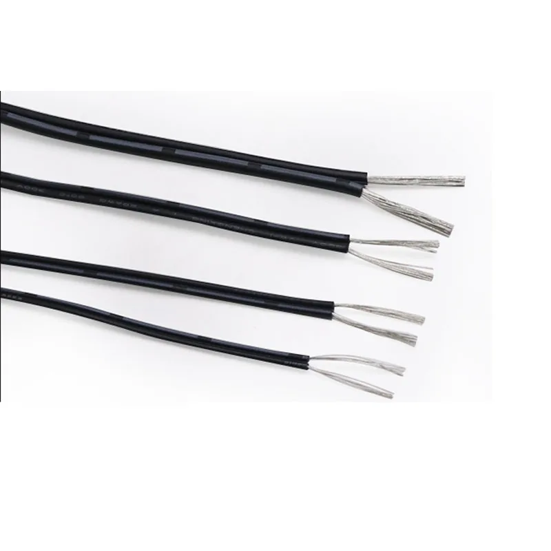 5/10 м UL2468 ПВХ 2-контактный Электрический провод 30 28 26 24 22 20 18 16 AWG изолированный двухжильный кабель из луженой меди для светодиодной лампы