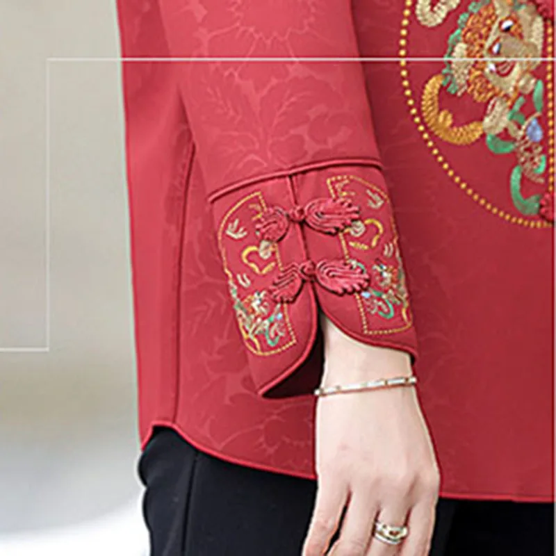 Женское демисезонное пальто Guofeng новинка 2024 тонкий топ с длинными рукавами