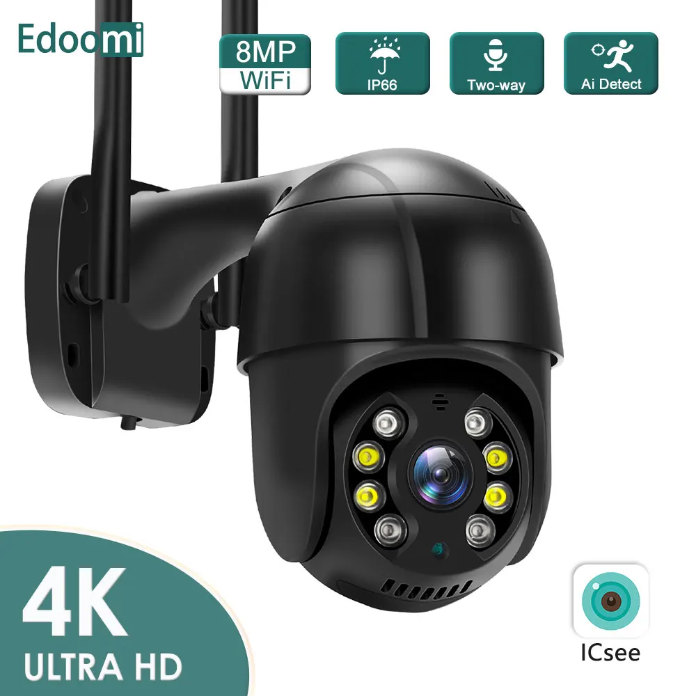 

Наружная беспроводная IP-камера видеонаблюдения, 5 МП, Поддержка Onvif 1080P