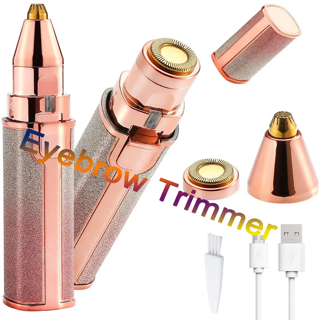 

Триммер для бровей с эффектом эпиляции