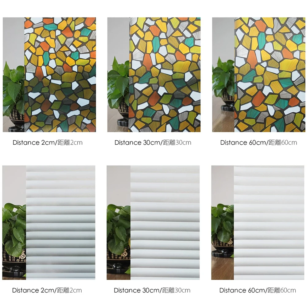 Многостильная декоративная оконная пленка антистатические липкие оконные