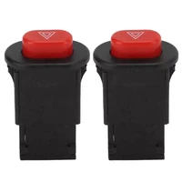 hazard light switch button easy connection warning light switch button for motorbike scooter