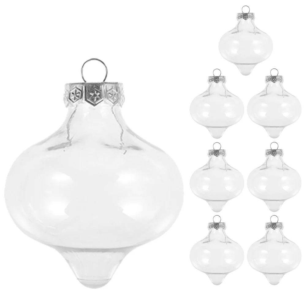

8 Pcs Tree Hanging Balls Ornaments Xmas Decoration Christmas Decors Decorations Party Props Juice Bottle
