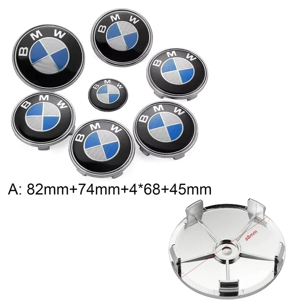 7 шт. эмблема центральной ступицы колеса автомобиля значок капота передний и