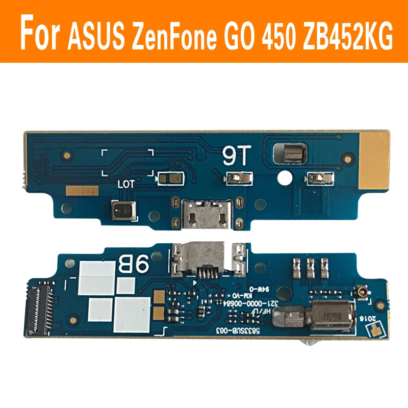 100% оригинальный разъем синхронизации даты гибкий кабель для Asus zenfone GO ZB452KG 4 5