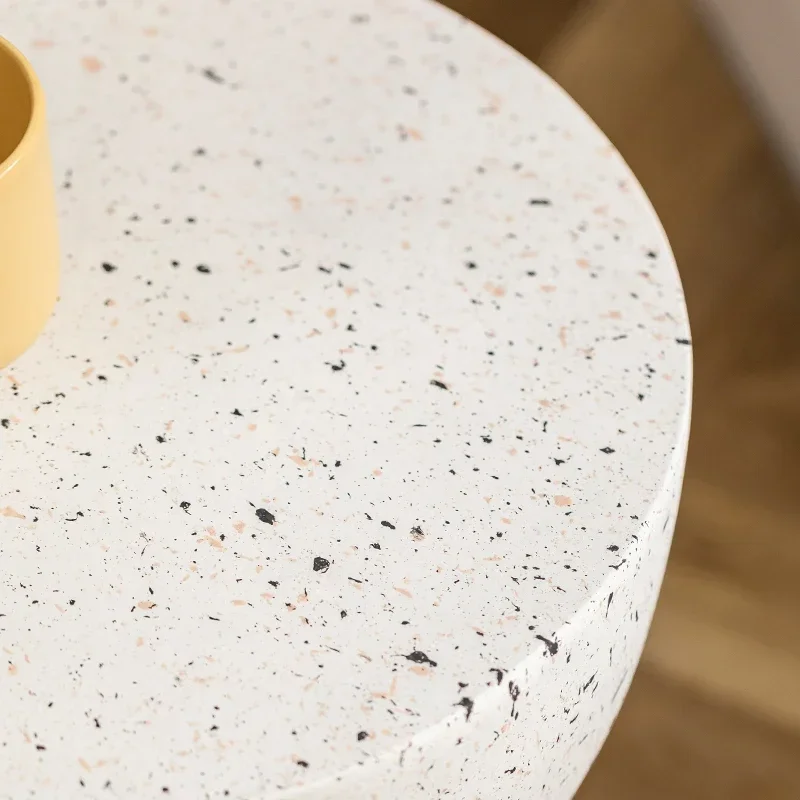 Wuli Nordic Песочные часы имитация терраццо маленькая сторона журнальный столик Ins