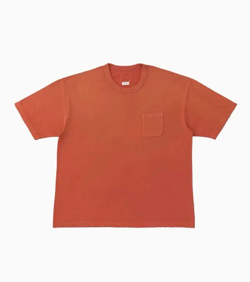 VISVIM FIL CRASH JUMBO TEE Японский прилив Накамура разрушение старый карман с короткими