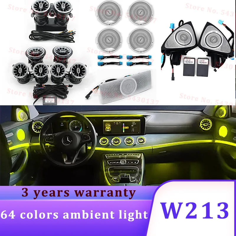 Передняя приборная панель для Mercedes Benz E Class W213 2017-19 кондиционер вентиляционное