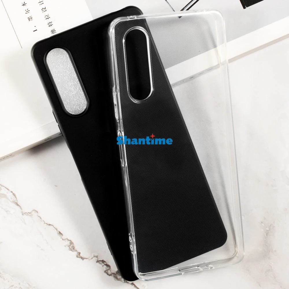 Мягкий чехол + 2 комплекта защитных пленки из закаленного стекла для Sony Xperia 10 V IIII В