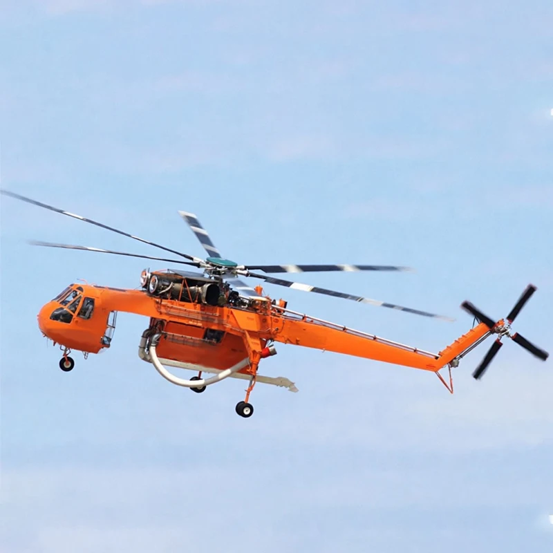 Фото Новый конструктор MOC Sikorsky S64 Skycrane (453 детали) — вертолет для воздушной пожаротушения, развивающая и творческая игрушка для детей, подарок на Рождество №3