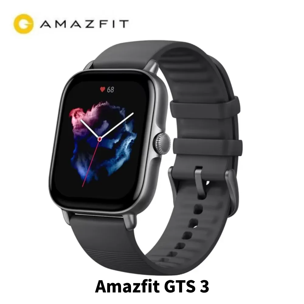 Новые умные часы Amazfit GTS 3 GTS3 42 мм 5 систем спутниковой навигации 150+ спортивных
