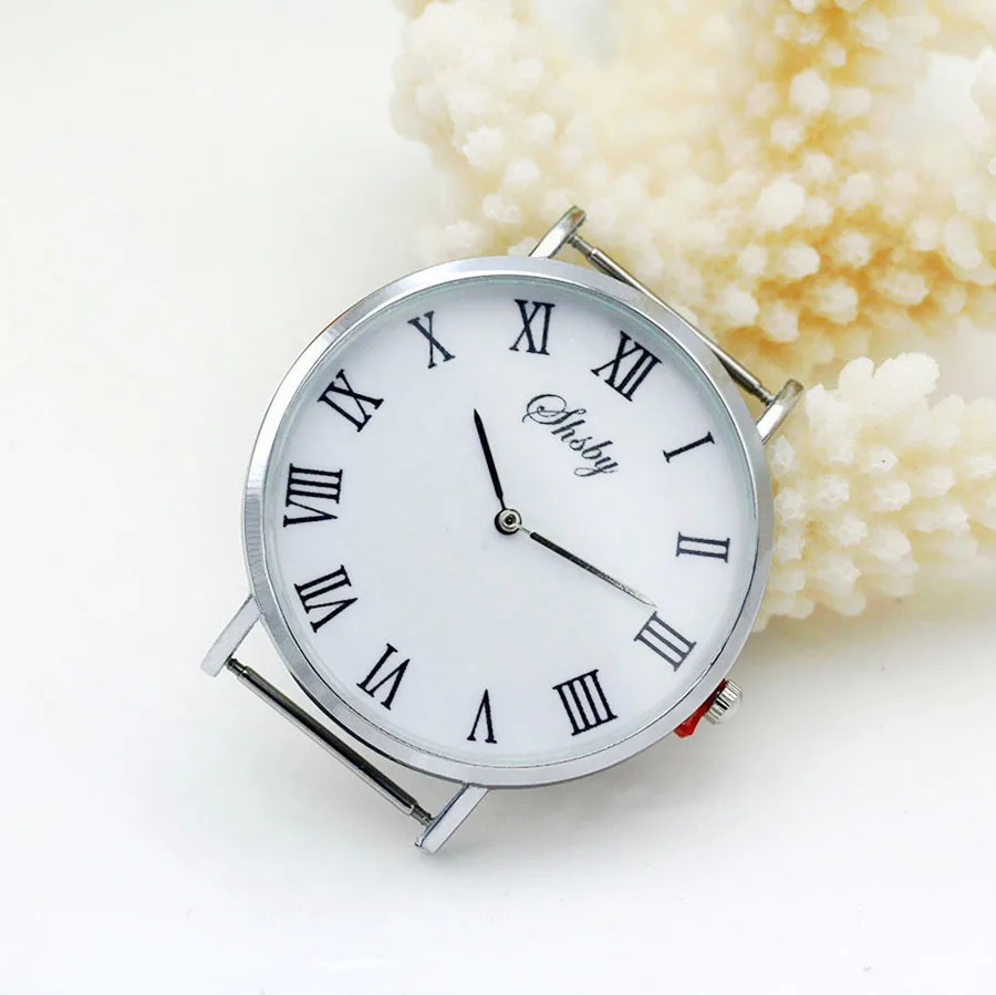Shsby Diy Personality Watch Header New Style Thin Large Head With Cloth Strap  Watch Accessories