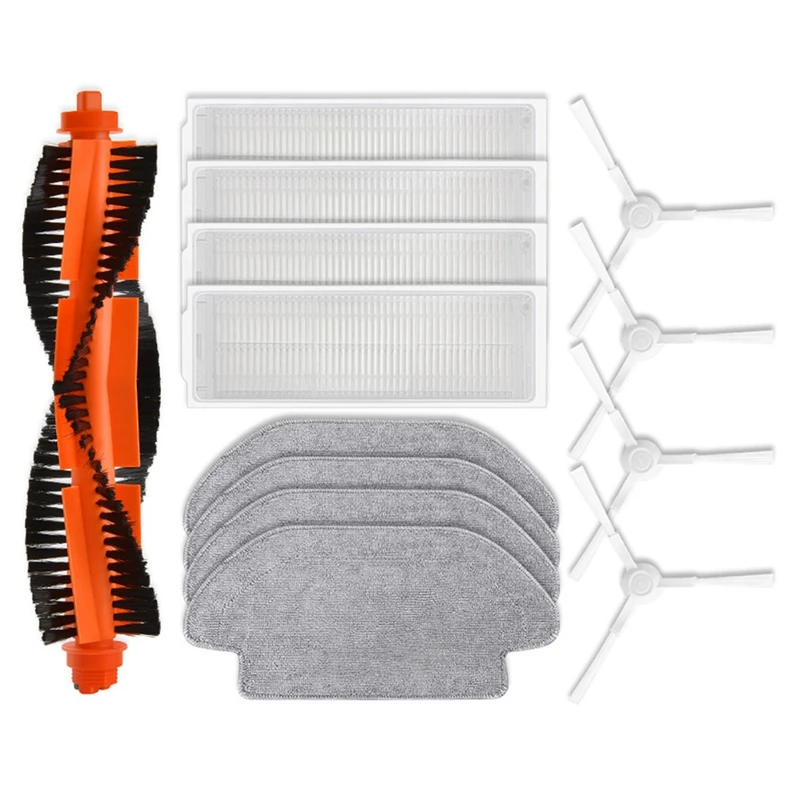 

Main Side Brush Hepa Filter Mop Cloth Rag Replacement Parts Fit For Xiaomi Robot Vacuum S10