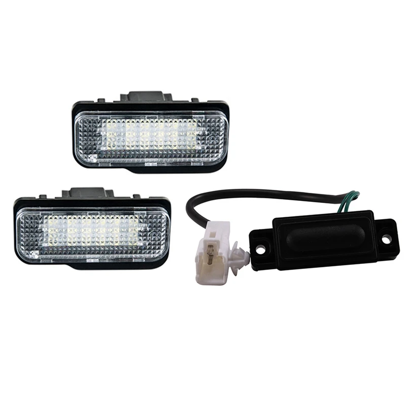 

2X LED License Plate Light For Mercedes-Benz W203 5D/W211/W219/R171 & 1X Rear Trunk Switch Boot For Suzuki Swift / SX4