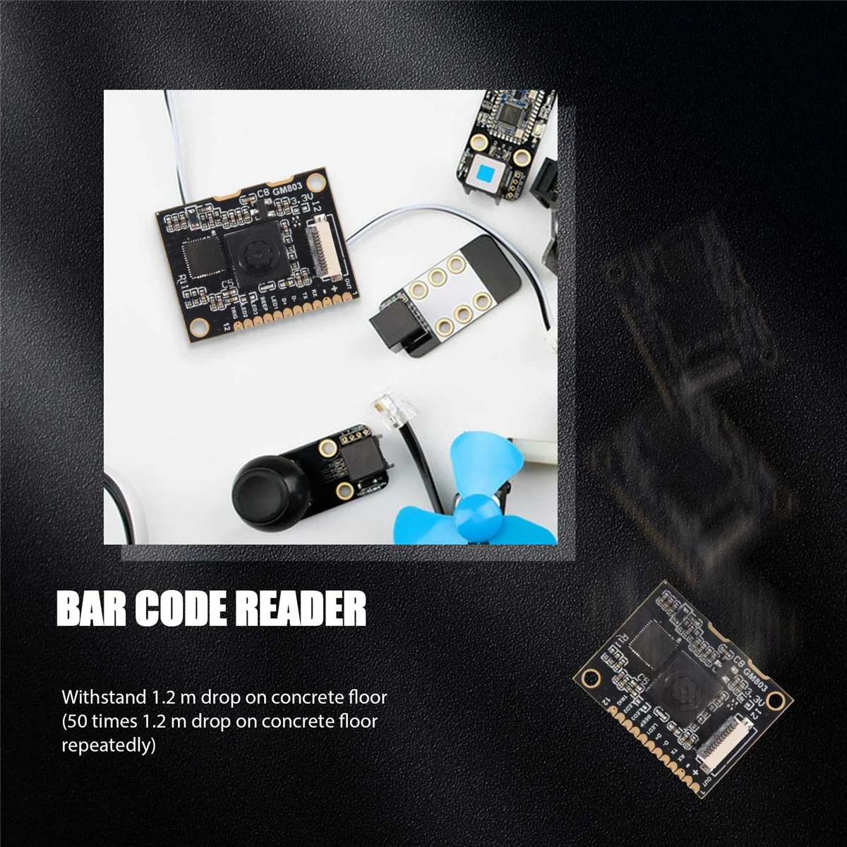 GM803-S 5-35 см объектив DC3 3 В USB/TTL232 интерфейс модуль сканера штрих-кода 1D/2D