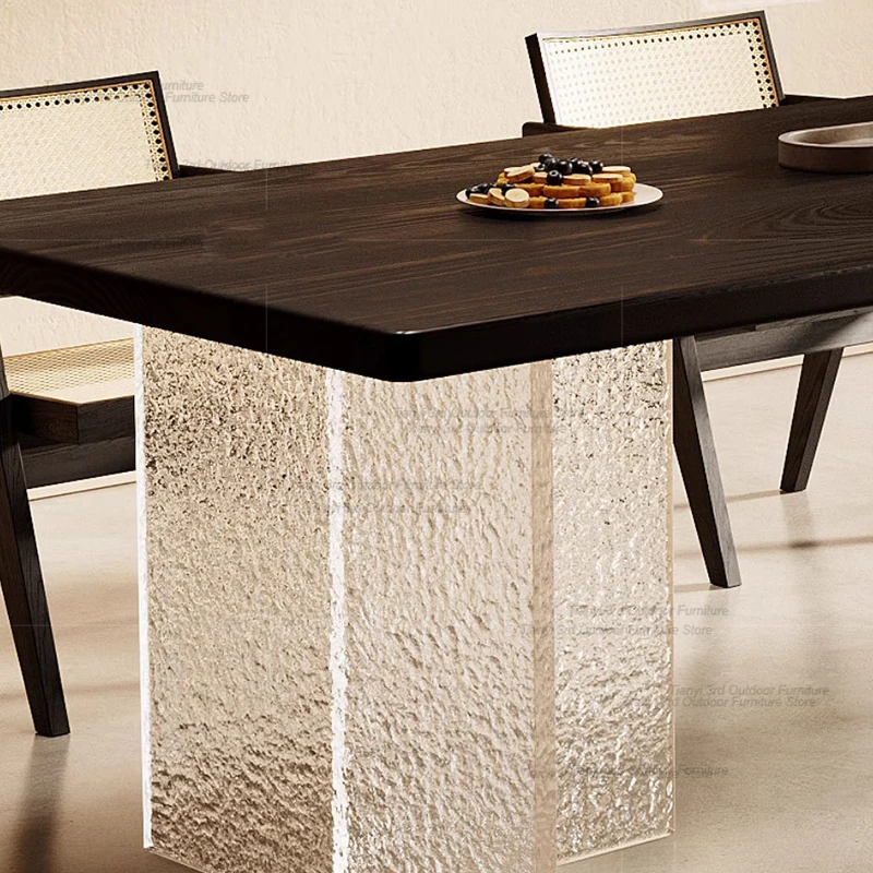 Роскошные обеденные столы в скандинавском стиле деревянные журнальные столики