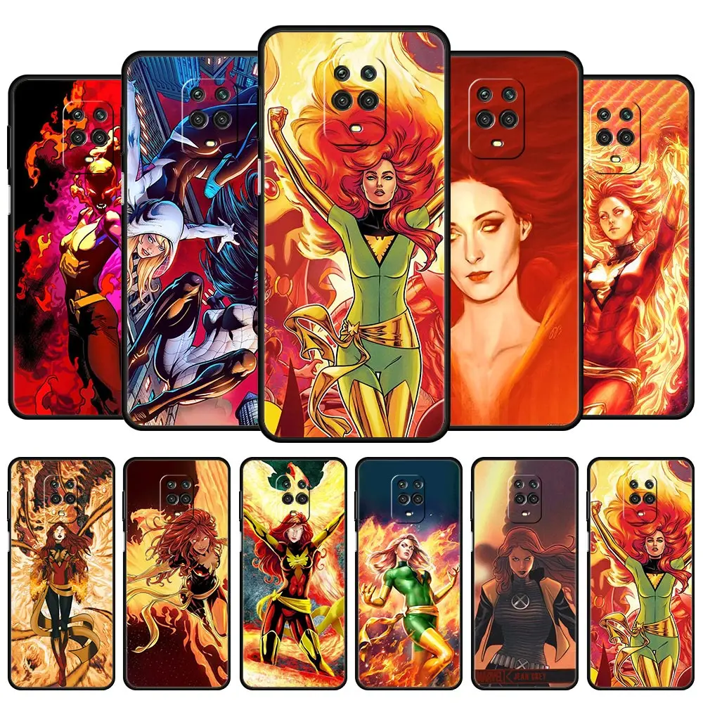

Cover Case for Xiaomi 11T 12 12Pro 12X Redmi 7 8 9 10 7A 8A 9A 10A 9C 10C K40 K50 Pro Plus Protection Marvel Avengers Girl