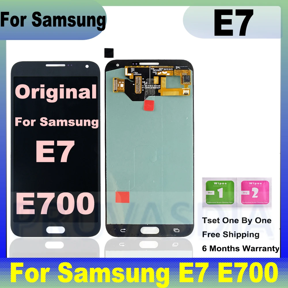 Оригинальный ЖК-экран для Samsung E700 ЖК-дисплей сенсорный экран дигитайзер Galaxy E7 E700F
