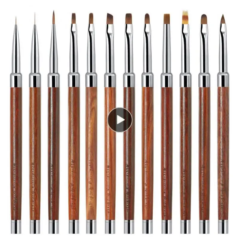 

Phototherapy Brush Nail Enhancement Pen Wire Color Drawing Pen Manicure Halo Dye Brush Round Head Nail Brush Nail Art Tool