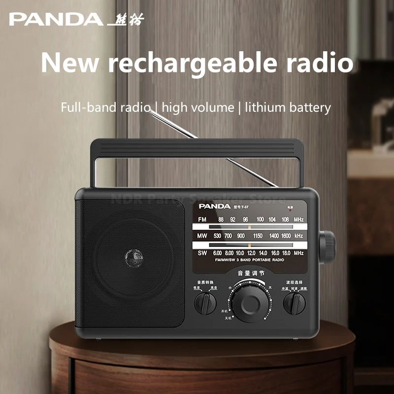 Полнодиапазонное портативное радио FM MW SW для пожилых людей настольная