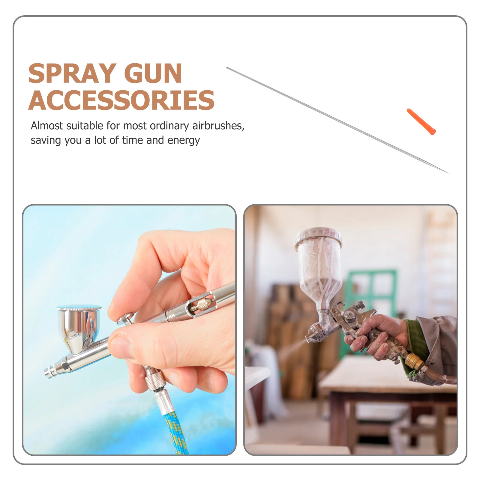 5 шт. сменная игла из нержавеющей стали 03 мм для наконечника насадки аэрографа