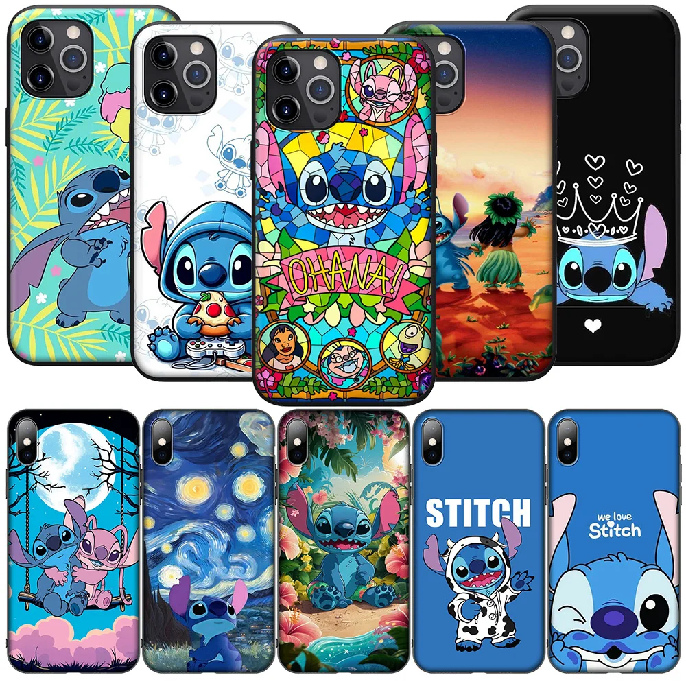SA107 Lilo Stitch Soft Case for Huawei Nova 5T 4E 3i 3 2 2i Y6 Y6P Y7 Y9 Honor 20 20s 9X 7C Prime Lite 2019