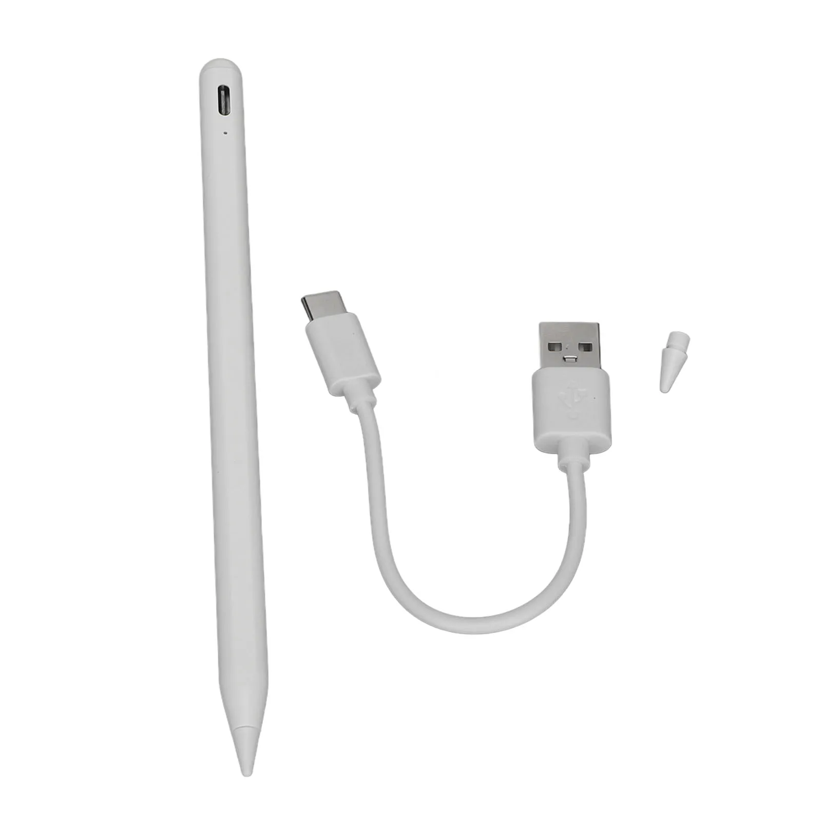 

For IOS Tablet Stylus White Magnetic Tip Replaceable Low Delay Copper Core Detachable Smart Pen for Writing Control