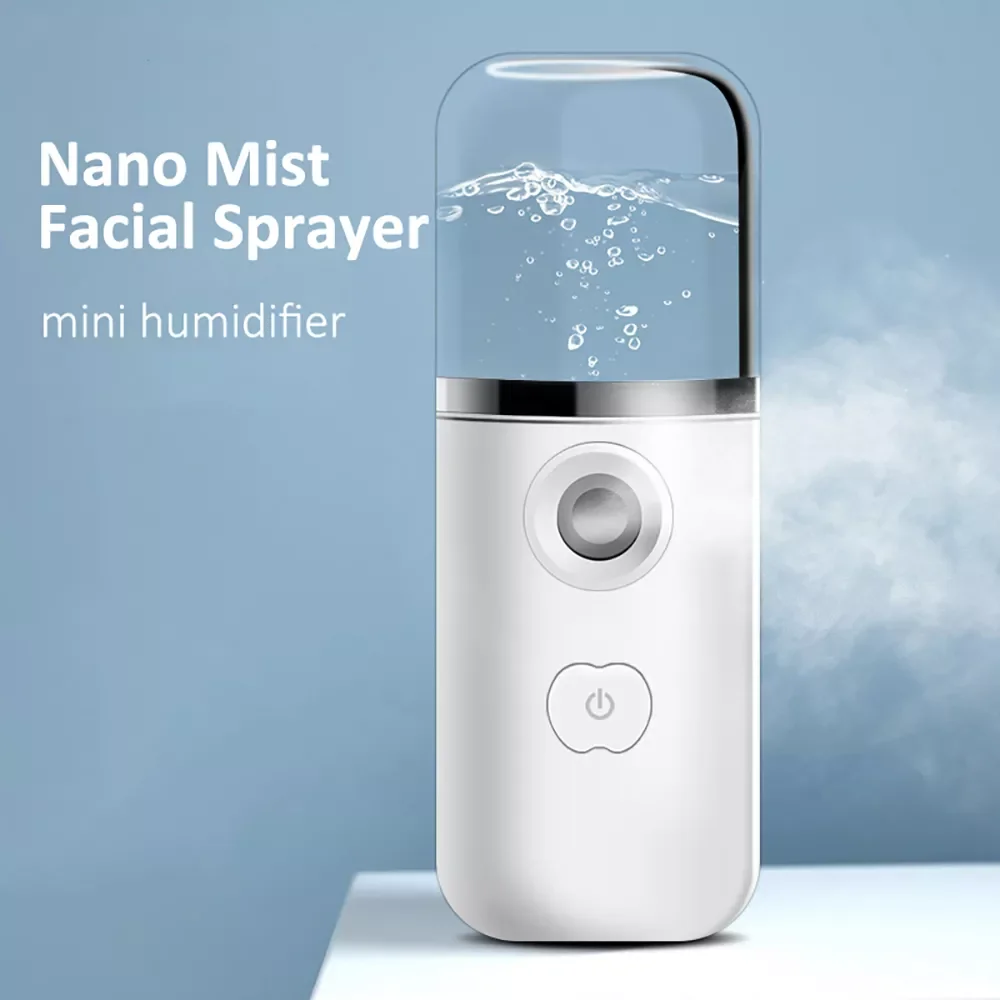 

Mini Nano Face Steamer USB Nebulizer Facial Sprayer Humidifier Hydrating Anti-aging Wrinkle Women Beauty Skin Care Sprayer