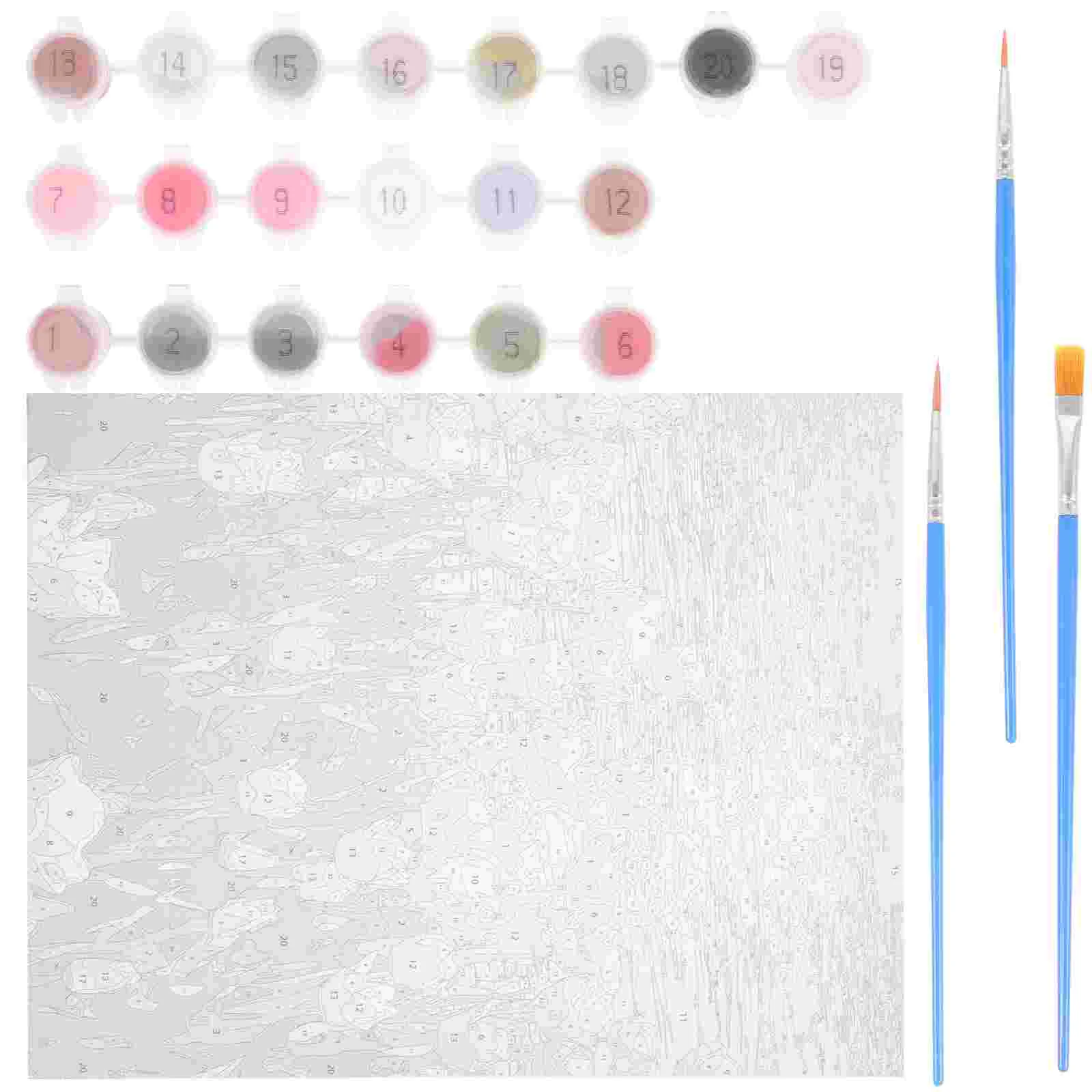 

Diy Picture Framed By Number For Adults Framed By Number For Adults Digital Painting Decorative DIY Oil Pictures Wall