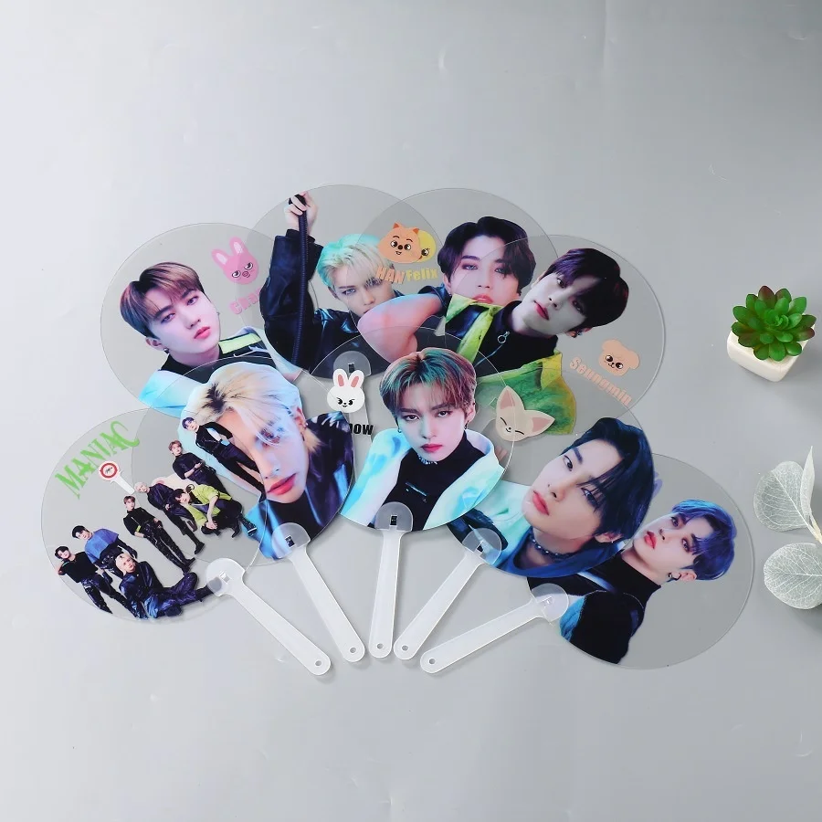 

K-POP new boy group stray kids new album photo cartoon doll support fan concert beautiful cute stand holding fan Gifts Felix I.N