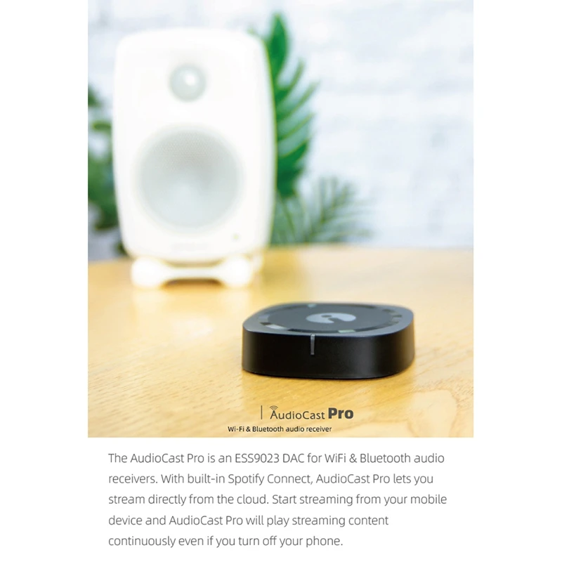 Фото Аудиоприемник AudioCast Pro M50 беспроводной с поддержкой Wi-Fi и Bluetooth 5,0 №2