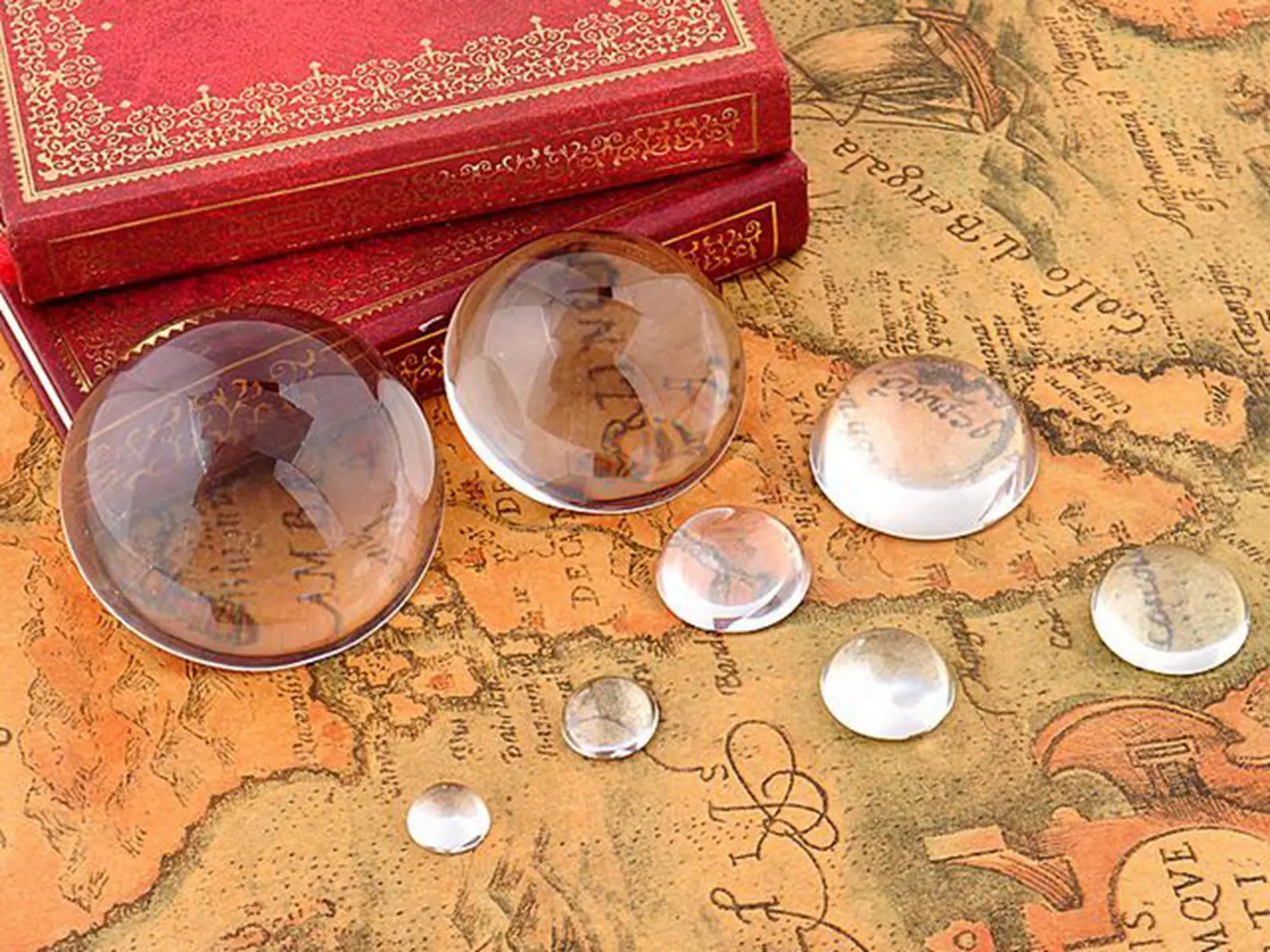 

Transparent Clear Flatback Glass Half Sphere Ball Cabochon 8mm-25mm