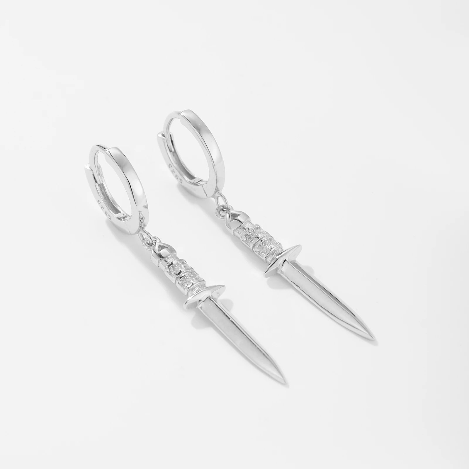 Серьги-капельки ANDYWEN с круглыми стрелками серебристые золотистые серьги для