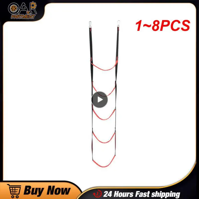 

1 ~ 8 шт. ступенчатая веревочная лестница для лодки, удлинитель для веревки для лодки, складная лестница для вспомогательной лодки, лестница для плавания для парусника, Каяка