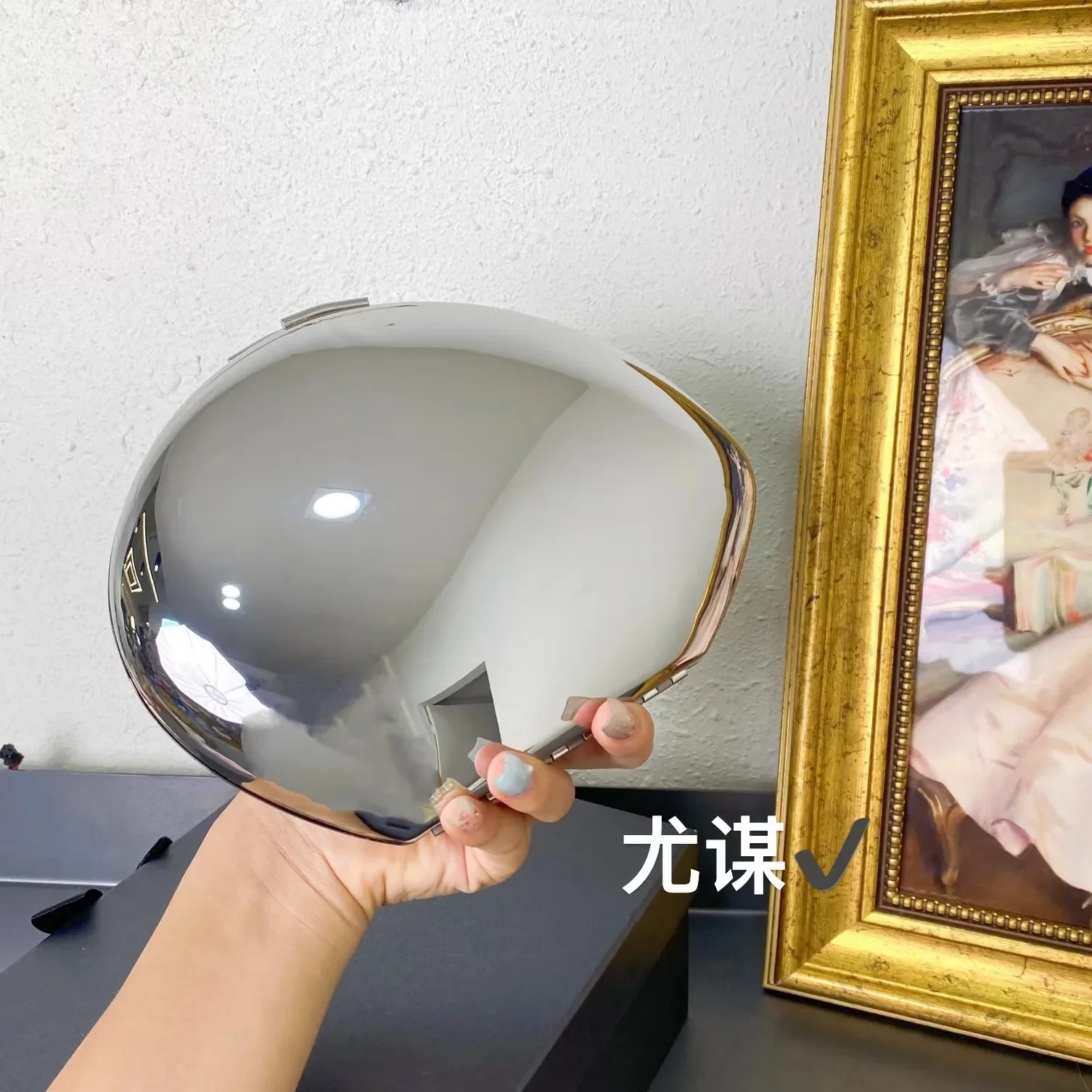 Золотая акриловая блестящая металлическая коробка для гусиных яиц глянцевая