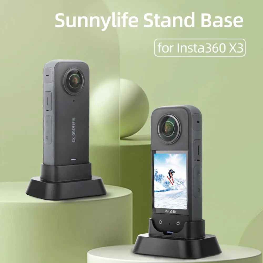 

Для Insta360 X3 настольная противоскользящая подставка основание 1/4 винтовой крепежный кронштейн для Insta 360 X3 аксессуары для панорамной экшн-кам...