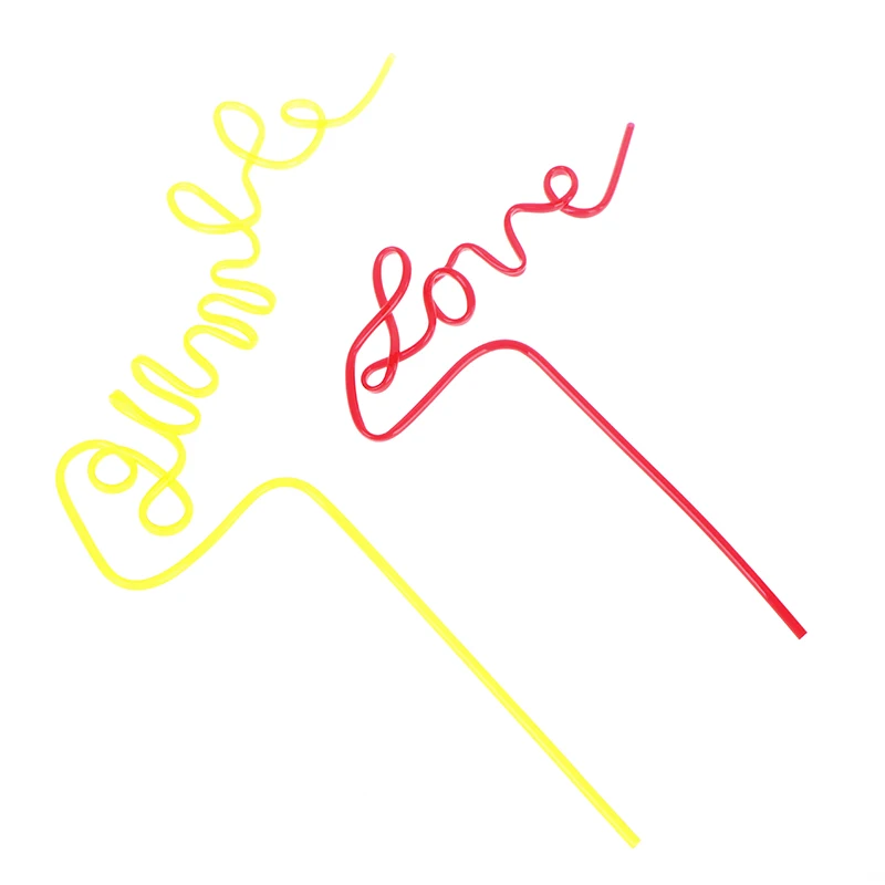 

New 1PC Straws Party Favors Bride Straw Party Decorations Wedding Party Decor Wholesale Environmentally Friendly Reusable Straw