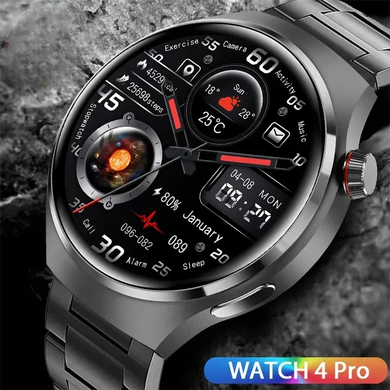 

2023 NFC Smart Watch Men GT4 Pro AMOLED Screen Heart Rate Bluetooth Call IP68 Waterproof SmartWatch For Huawei Xiaomi GT3 Pro