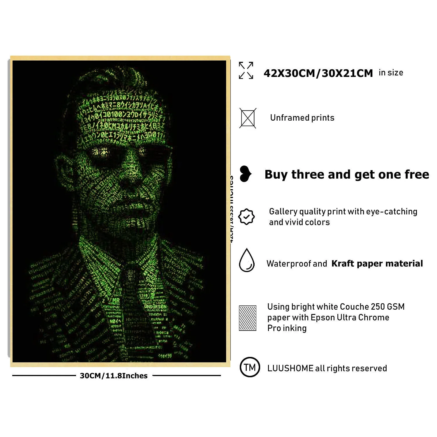 Ретро постер &quotThe Matrix&quot |