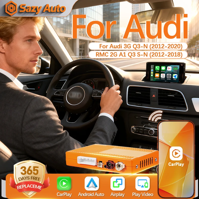 

Sinairyu Wireless CarPlay Android Auto для Audi A1 Q3 2012-2018 MMI 2G/3G HN + RMC с функцией зеркального звена AirPlay
