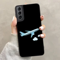 transportation aircraft case for samsung galaxy s20fe s22ultra s9 s10 plus s7 edge s10e note 20 10lite 9 8 s8 s22 s20 s21 cover