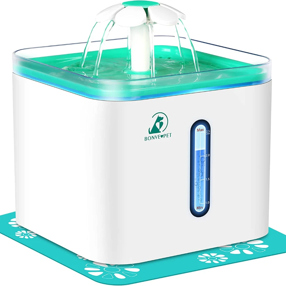 

Cat Water Fountain Automatic Filter Auto Drinker Pet Cat Water Feeder Recirculate Filtring USB Electric Adjustable 2.5L