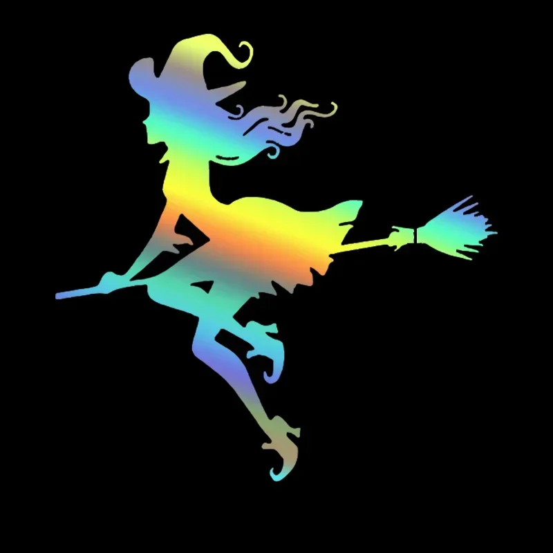 Высекающая виниловая наклейка автомобильная ведьма водонепроницаемые