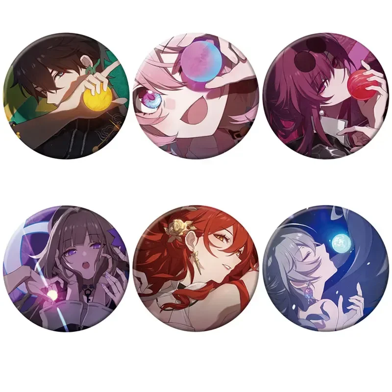 Игра Honkai: Брошь Star Rail булавки персонажи аниме Dan Heng Kafka броши значки с лацканами