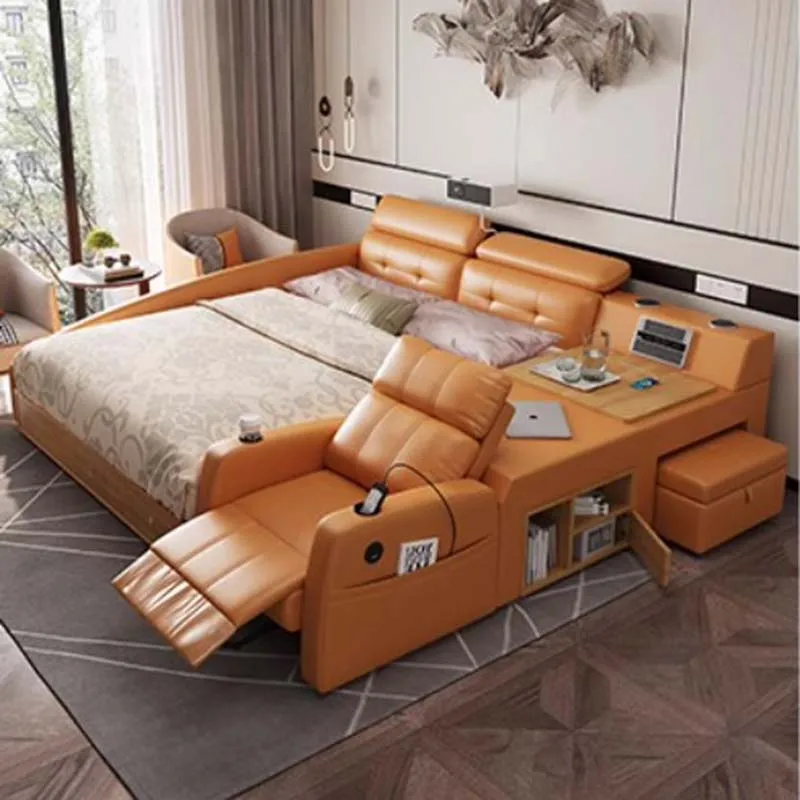 Массажер Usb в европейском стиле двойная кровать многофункциональная