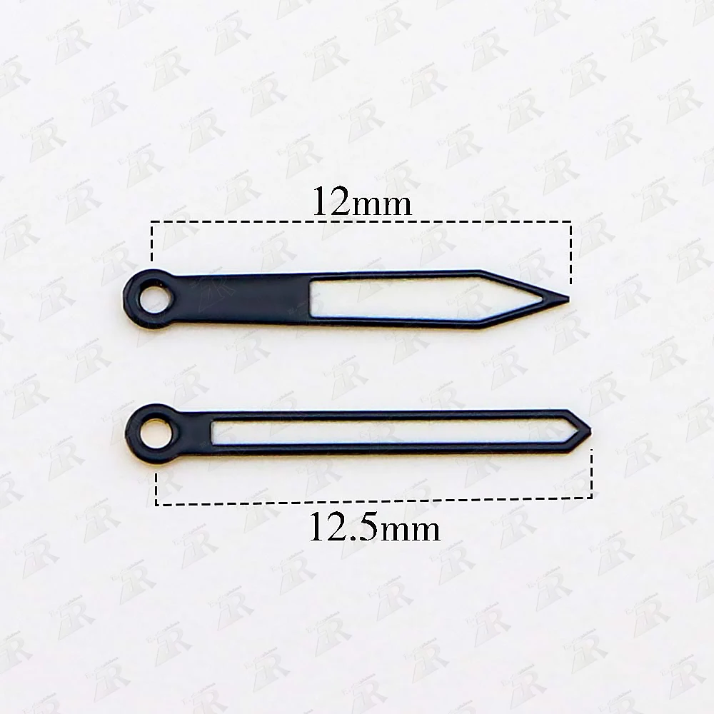 Светящиеся стрелки для часов черные белые 8/8 5*12/12 5*12 5 мм модель NH35 NH36 часы с